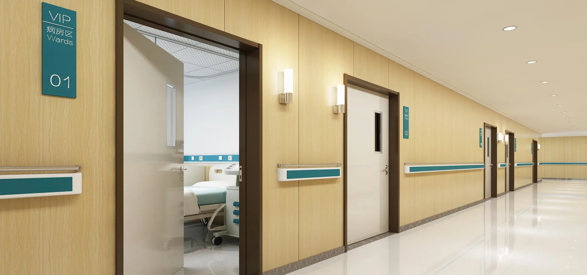 Fornitore di soluzioni integrate di sistema di porta di l'ospedale